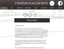 Tablet Screenshot of finnskogkureren.com